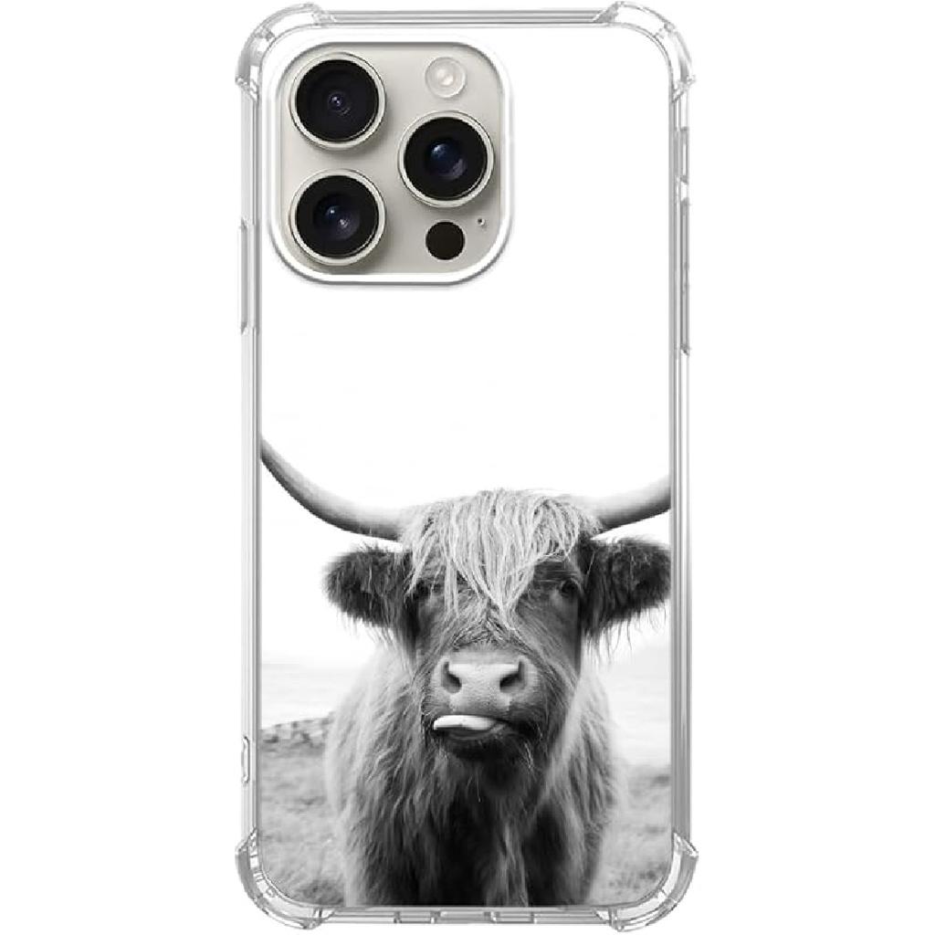 Vintage Cowboy Case Compatible with iPhone 16 Pro, Wild West Country Case for iPhone 16 Pro, Cool TPU Bumper Phone Cover Case