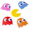 Sous-verre - cadeau maestro - pac-man - multicolore - antidérapants - lot de 5