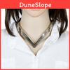 Fashionable V Shaped Women Metal Collar Necklace For Fashion Enthusiasts