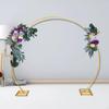 Artificial Flower Arch Decor Pueple Rose Wedding Backdrop Wreath for Exhibition