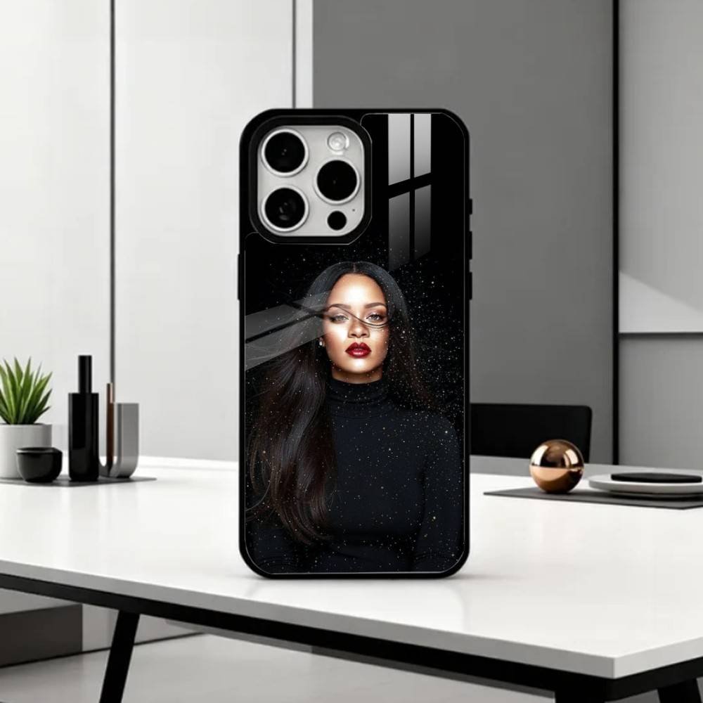 R-Rihanna Navy F-Fan Club  Phone Case For iPhone17,16,15,14,13,12,11 Plus,Pro Max Magnetic For Magsafe Wireless Charging