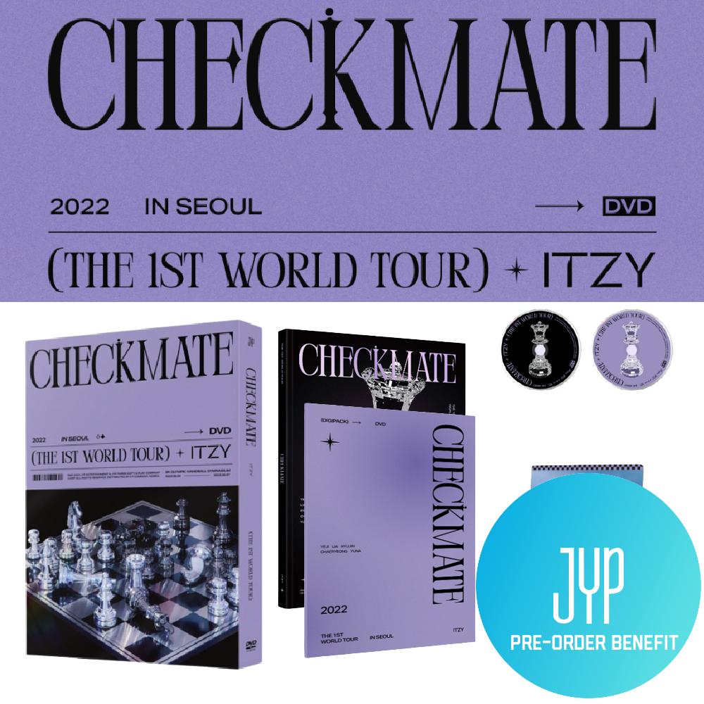 

Мировой тур itzy 2022 CHECKMATE в СЕУЛЕ DVD & JYP SHOP POB