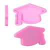 Graduation Hat Keychain Epoxy Resin Mold Handmade Hanging Pendant Decorations Silicone Mould DIY Crafts Jewelry Mould