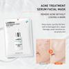 LANBENA Mascarilla facial para el cuidado de la piel, suero para el tratamiento de poros con ácido hialurónico, control de aceite blanqueador VC, seis péptidos, set de regalo de 10 piezas