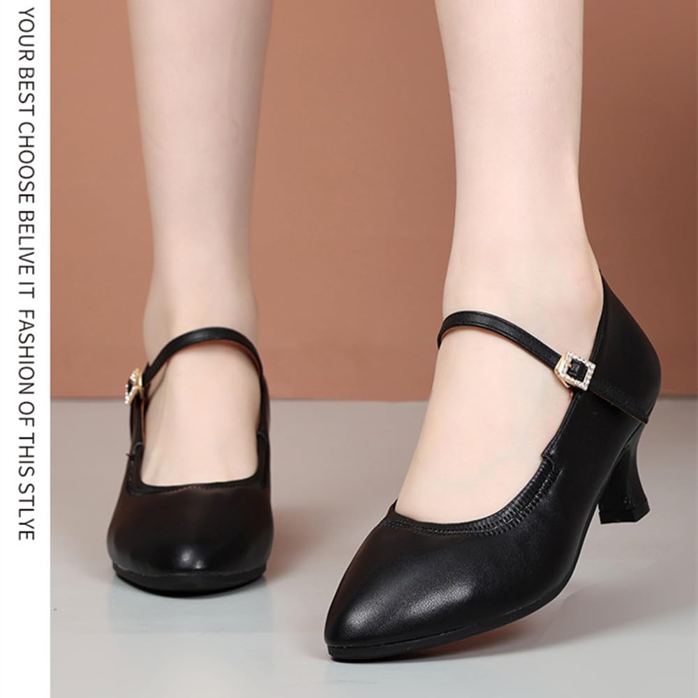 [Gengzee] Tanzschuhe, Latein-Tanzschuhe, Damen Gesellschaftstanzschuhe, Bühnenschuhe, Modern Dance Schuhe, Cha-Cha Schuhe für Erwachsene, Square Dance Schuhe, Gummi