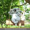 Koala Eyeglass & Pen Holder: Creative Resin Animal Figurine Gift