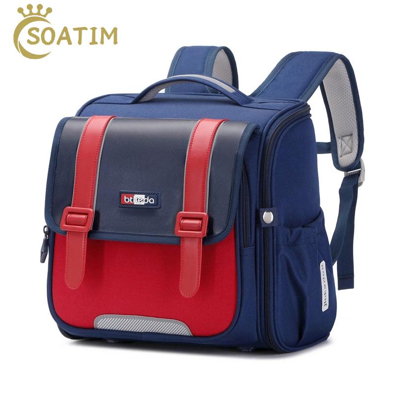 Orthopädischer Grundschulrucksack Kinder Schultaschen Mädchen Jungen wasserdichter Rucksack Schultasche Kinder Buchtasche Mochila Infantil