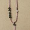 Handmade Woven Hetian Jade Adjustable Necklace Pendant