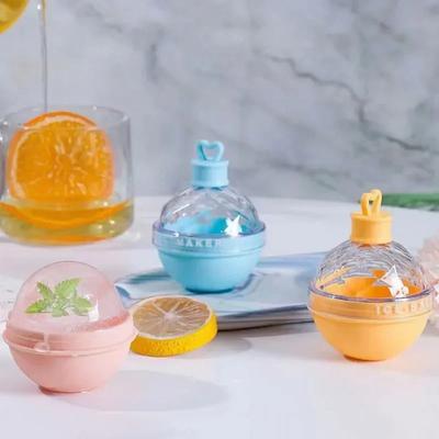 Ice Ball Maker Silicone 3D Big Large Round Sphere Hgh Ball Ice Shape Cube Mold Tray for Whiskey