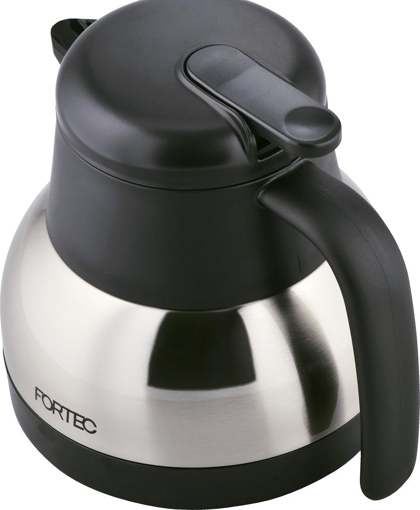 Wahei freiz Tabletop Fortec Lever Vacuum Hot and Cold Pot, House, 600ml, Satin, Stopper, Insulation, Retention, FHR-7452