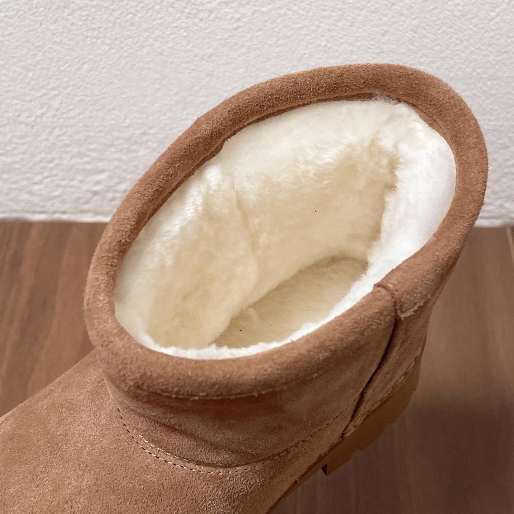 Płaskie Platformowe Damskie Śniegowce do Kostki Futrzane Buty Trend 2025 Projektant Zimowe Ciepłe Botki Chelsea Casual Krótkie Pluszowe Botas