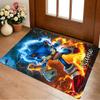 Personalized Name Shadow Sonic Living Room Non-Slip Area Rug Soft Carpet for Bedroom Playroom Sofa Office Home Decor Doormat