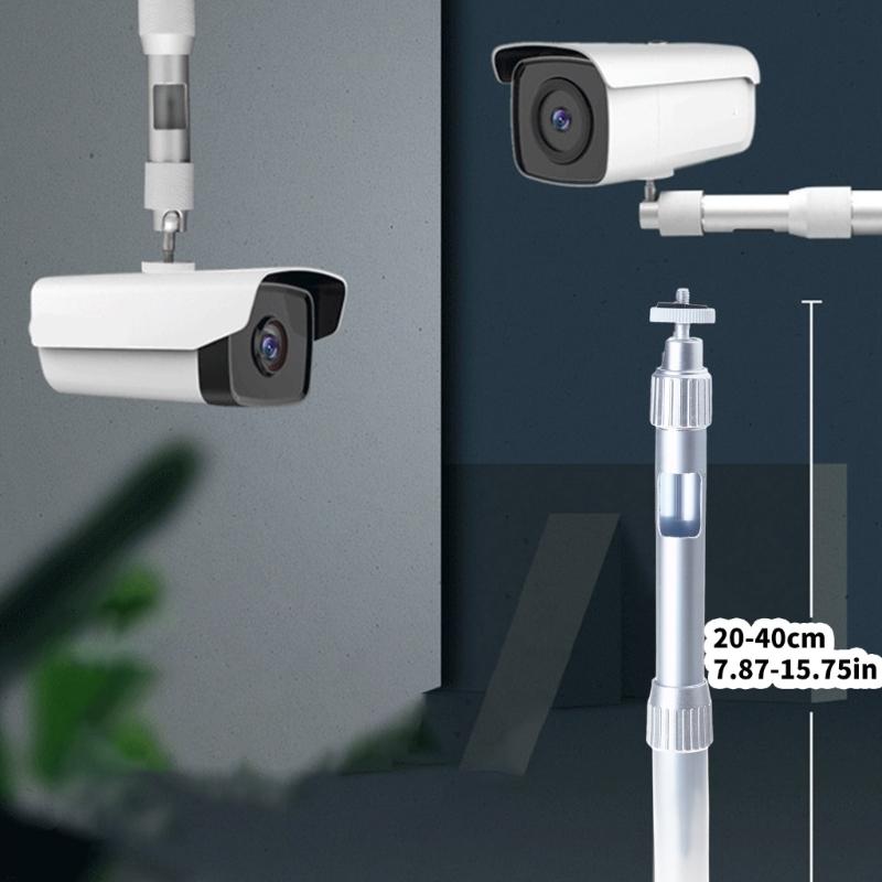 Telescopic Security Camera Bracket Ceiling Camera Mount with Hiddened Wiring Designing Length Ranging 20cm 40cm