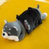 Removable and washable long throw pillow Erha doll children's birthday gift husky plush toy