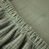 Soft Fleece Sofa Cover Full Elastic Knitted Corn Grain Pure Color Seat Cushion Cover