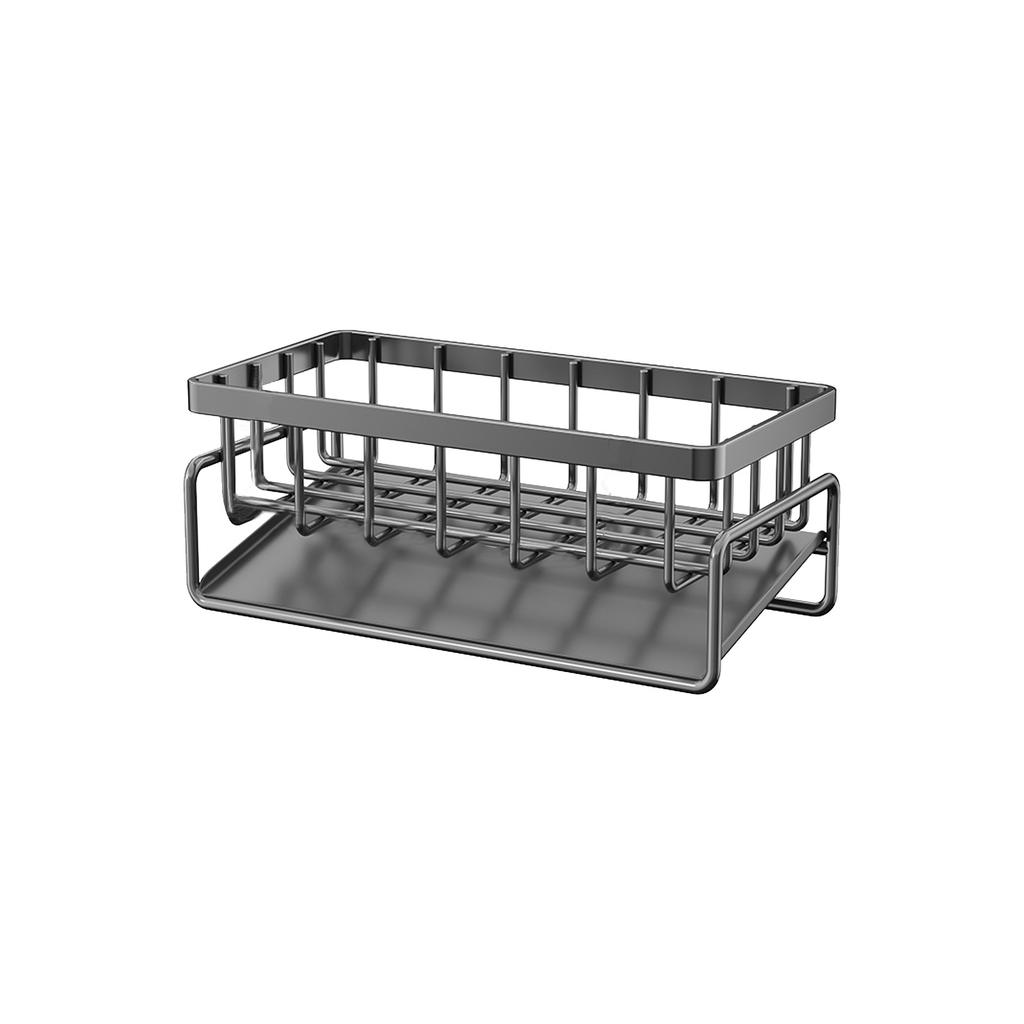 Heavy Duty Rustproof Carbon Steel Dish Rack For Sink Space Saving Kitchen Organizer With Quick Drying Design