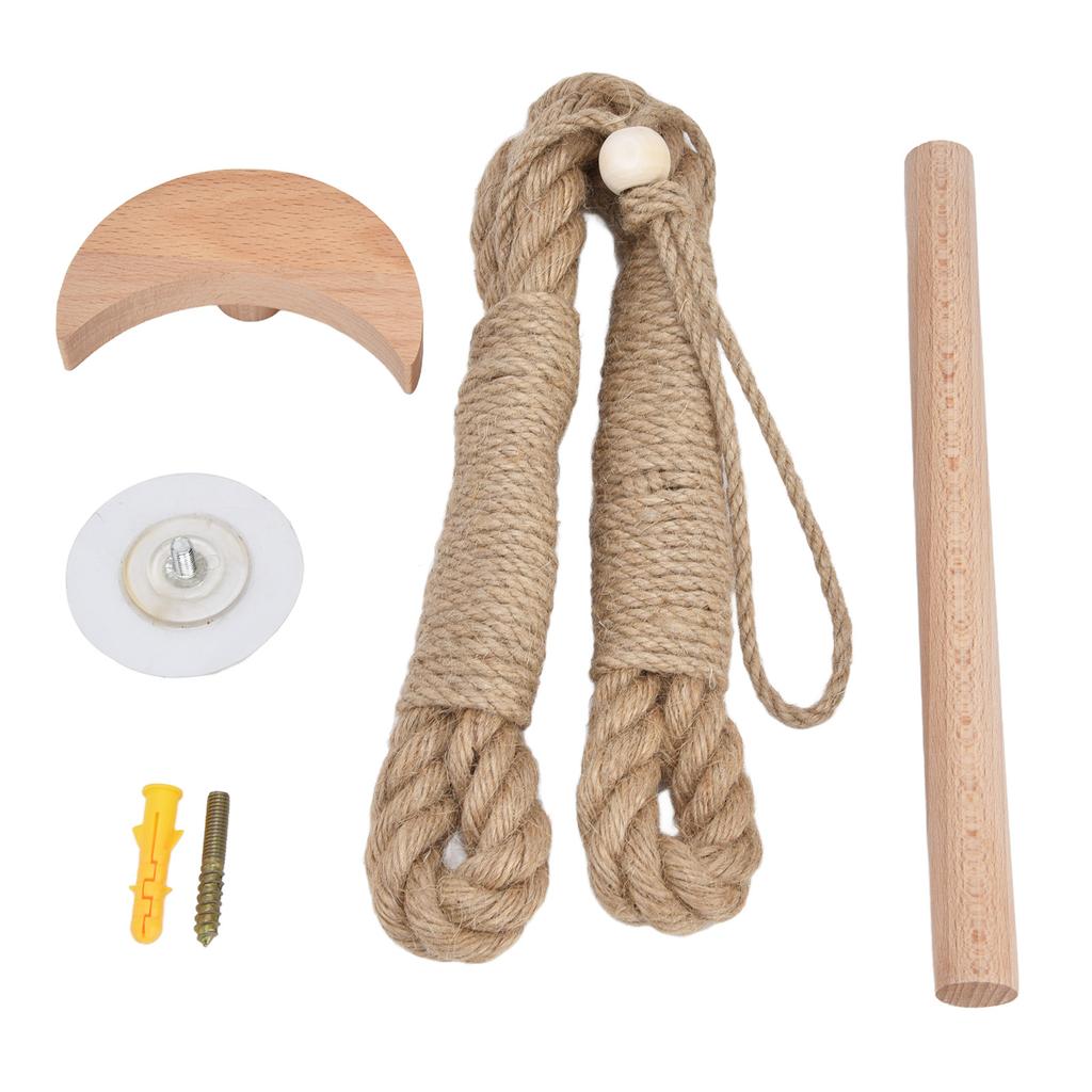 Hemp Rope Paper Towel Holder Bohemian Style Rope Toilet Paper Rack Bathroom Decoration
