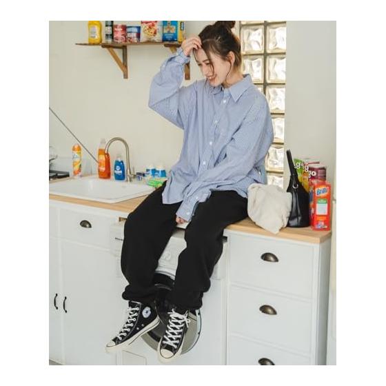 [Wego] Unisex Web Exclusive Brushed Lining Sweatpants Plain Sweatshirt Room Wear Trousers Pants Dance Wear Loungewear Setup Loose Gift Present