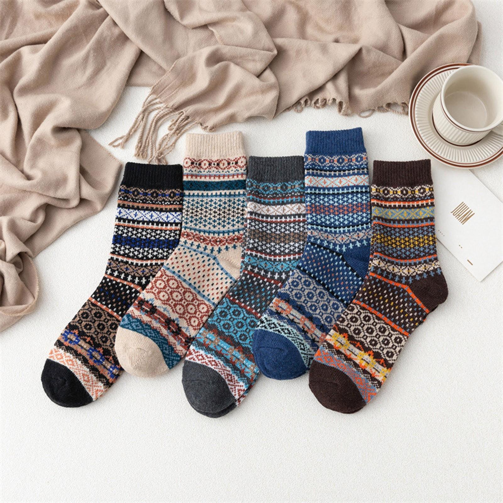 

Женские и модные хлопковые уличные носки в полоску с принтом средней длины, чулки