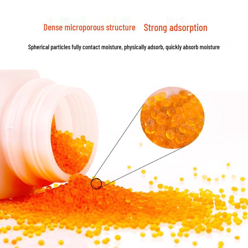 Color-Changing 500g Silicone Desiccant Beads for Moisture Protection In Industrial Hearing Aids – Blue To Orange