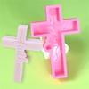 Set Of 2 Crucifix Shaped Silicone Molds for Baking and Crafting Chocolate Cakes Candies Moulds Kitchen Bakewares