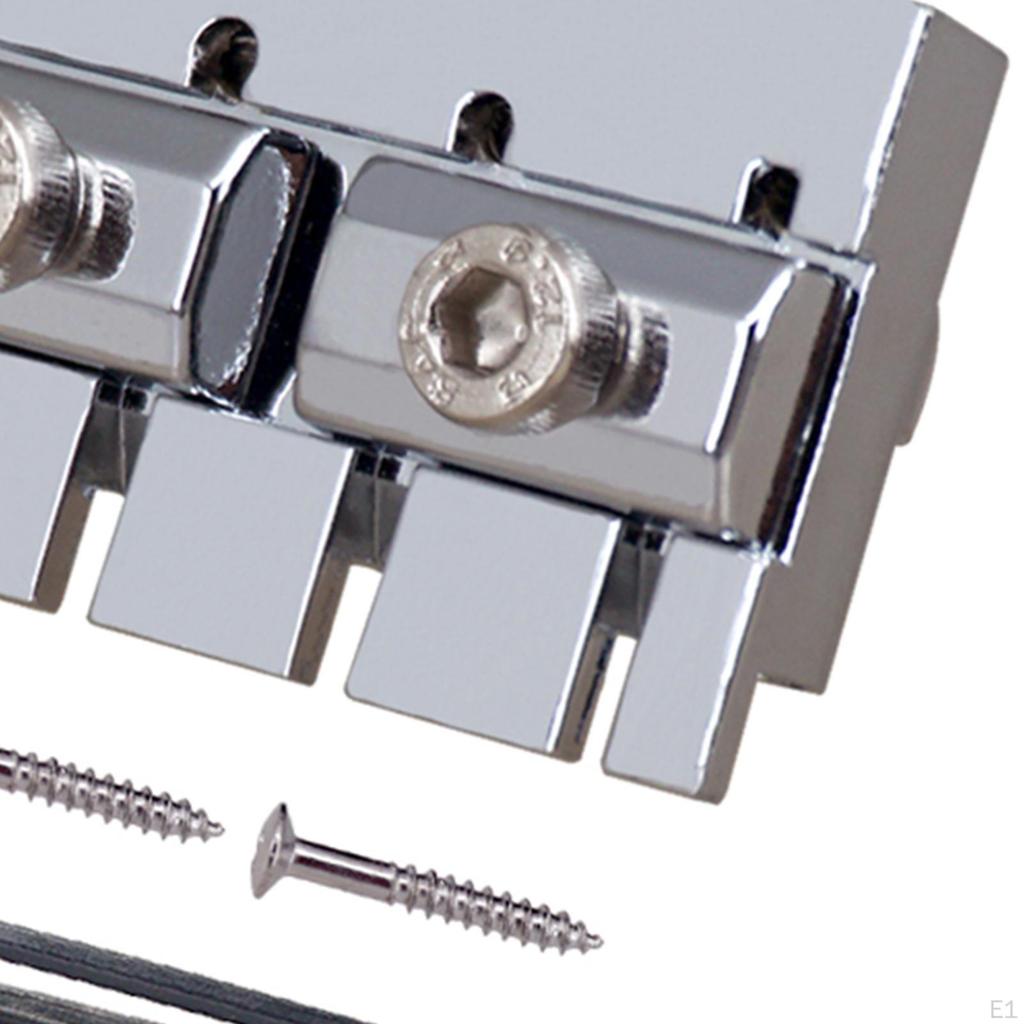 4-strunowa gitara bez główki Nakrętka blokująca Mostek Nakrętka Mostka, Łatwy montaż za pomocą śrub Części zamienne Blokada