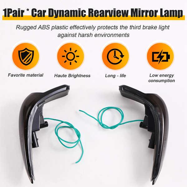 Pair of LED Sequential Turn Signal Lights for Toyota Avalon, Camry, Corolla, RAV4 Mirrors