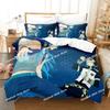 Anime DRAMAtical Murder Game Bedding Set Print single Comforter Quilt Bed Cover Duvet Cover Pillow Case 3 Pieces Kids Adult Size
