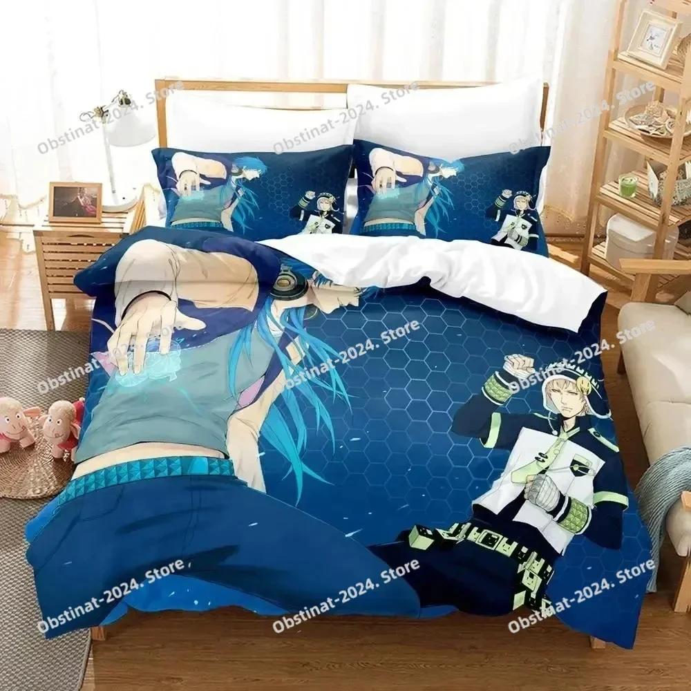 Anime DRAMAtical Murder Game Bedding Set Print single Comforter Quilt Bed Cover Duvet Cover Pillow Case 3 Pieces Kids Adult Size