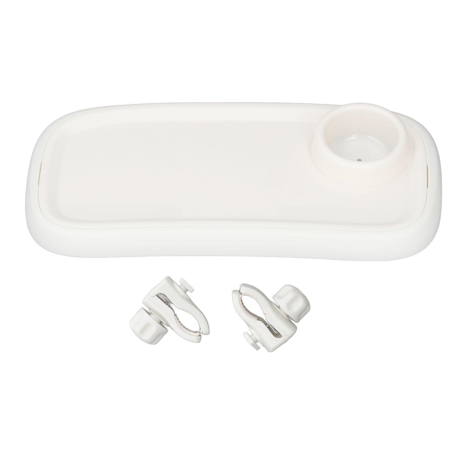 

Универсальный поднос для коляски, съемный, увеличенный, противоскользящий, аксессуары, портативный подстаканник-поднос для коляски L(for 6.5-9kg) белый