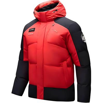 Craftsmanship Series Water-Resistant Windproof Warm Down Jacket Men Jacket Classic-Red Basic-Black 152447926N-4