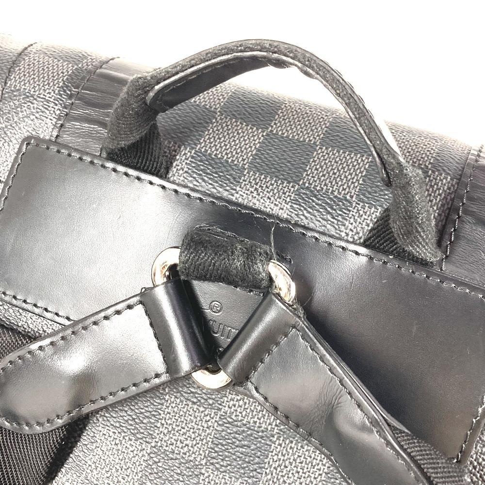 Louis Vuitton N41379 Damier Graphite Christopher MM Backpack Black