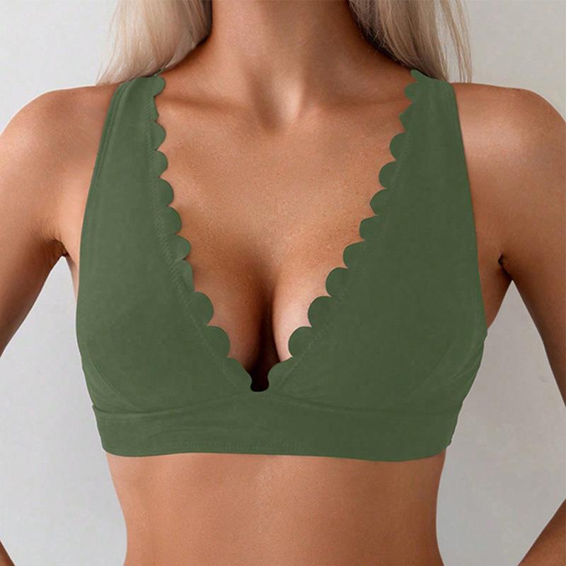 TS JYL-BK155 Floral Chain Bikini, Triangle Alluring Swimwear For Beach XS ua синий