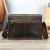 New Leather Large Capacity Men's Crossbody Bag High-end Leisure Travel Shoulder Simple Atmospheric Small Square