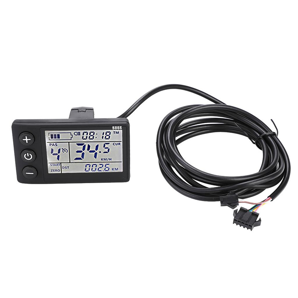 24V 36V Vandeniui atsparus LCD ekrano skydelis Elektrinio dviračio paspirtuko valdiklio rinkinys (1#24V 36V)