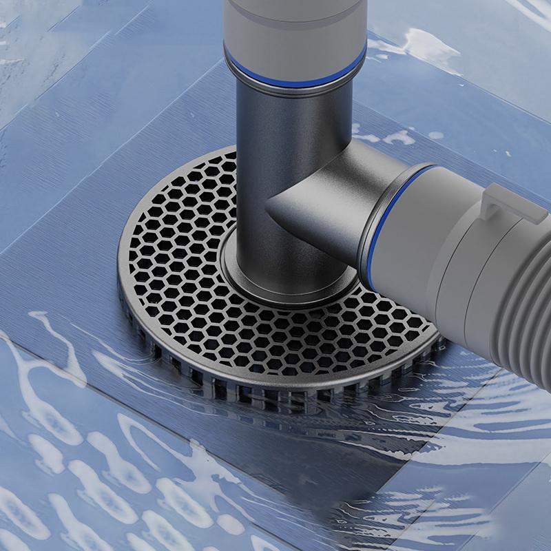 Washing Machine Drain Pipe Floor Drain Joint Bathroom Drainage Pipe Deodorizing And Anti-overflow Dryer Special Three-way Cover