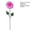 Metal Flower Stake Decorative Garden Stake Outdoor Ground Insert Flower Stake for Lawn Patio Pathway Yard Decor