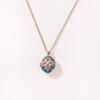 Brass Photo Locket Pendant Necklace Non-Fading Locket Necklace  For Jewelry Gifts