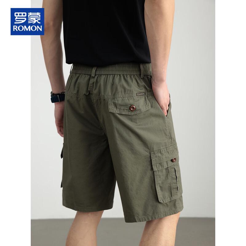 

ROMON Men s 100% Cotton Loose Cargo Shorts 2XL