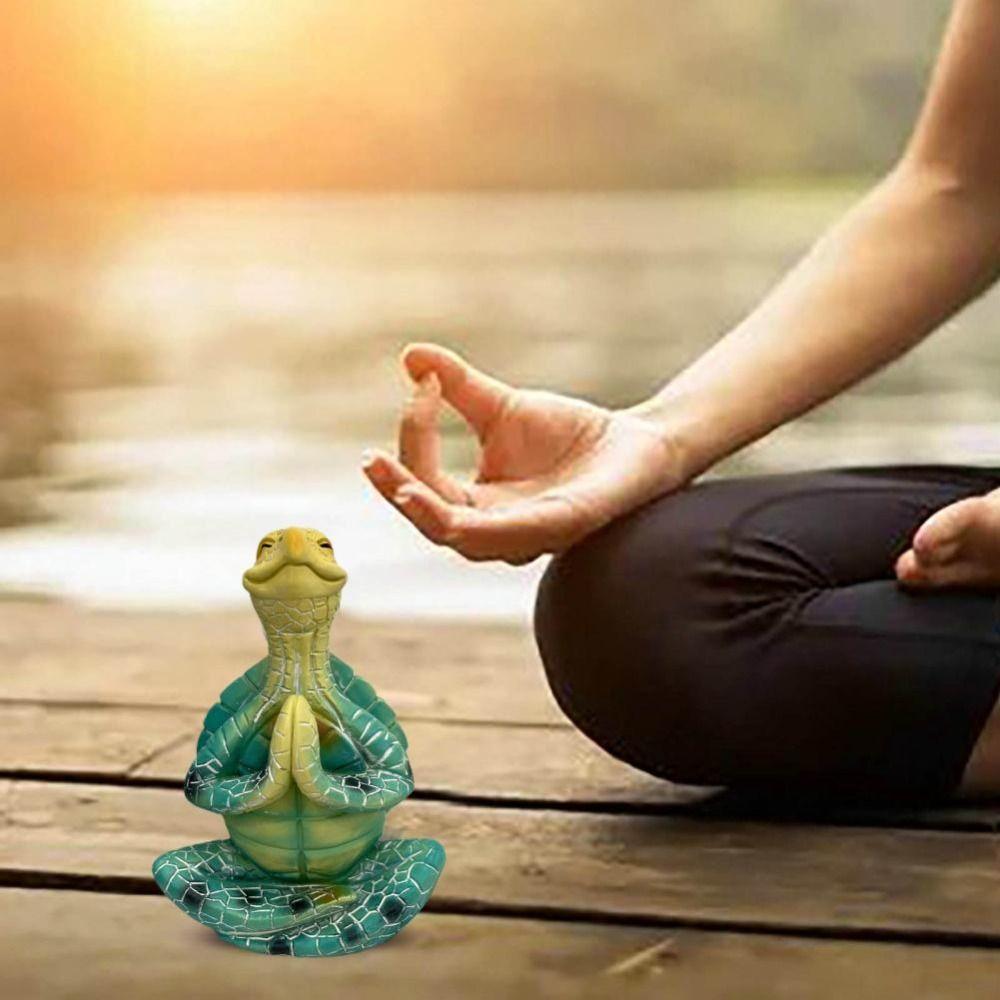 

For Buddha Zen Unique Garden Statue Sea Turtle Figurine Simulated Turtle Desktop Ornament B