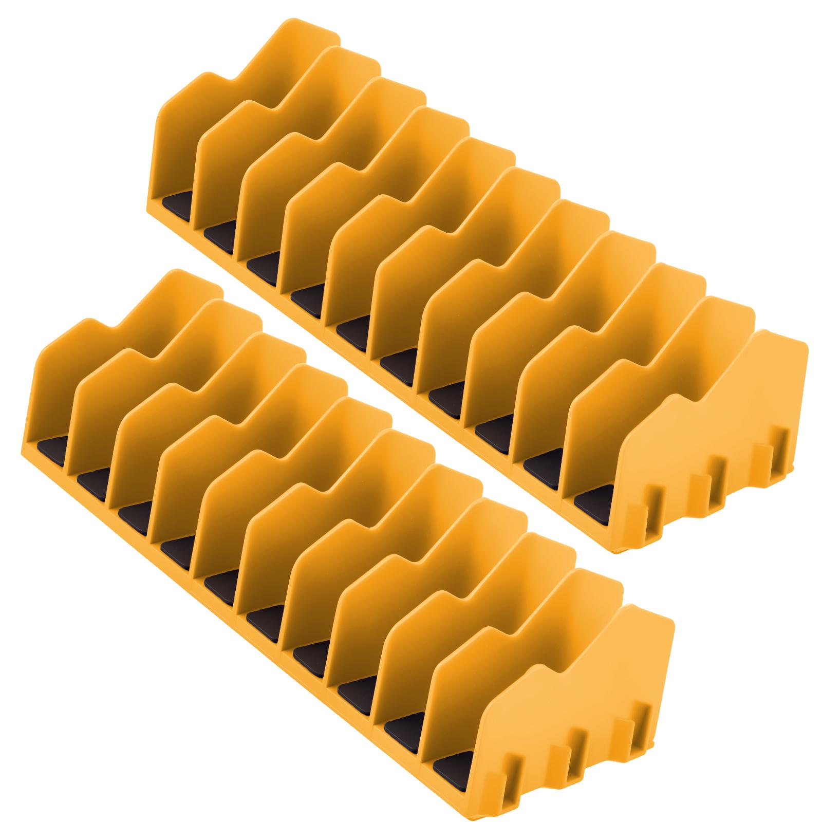 

2 шт. Стойка-органайзер для плоскогубцев с нескользящим резиновым основанием, держатель для хранения гаечных ключей, 10 слотов, ящик для плоскогубцев, органайзер для инструментов, экономящий место