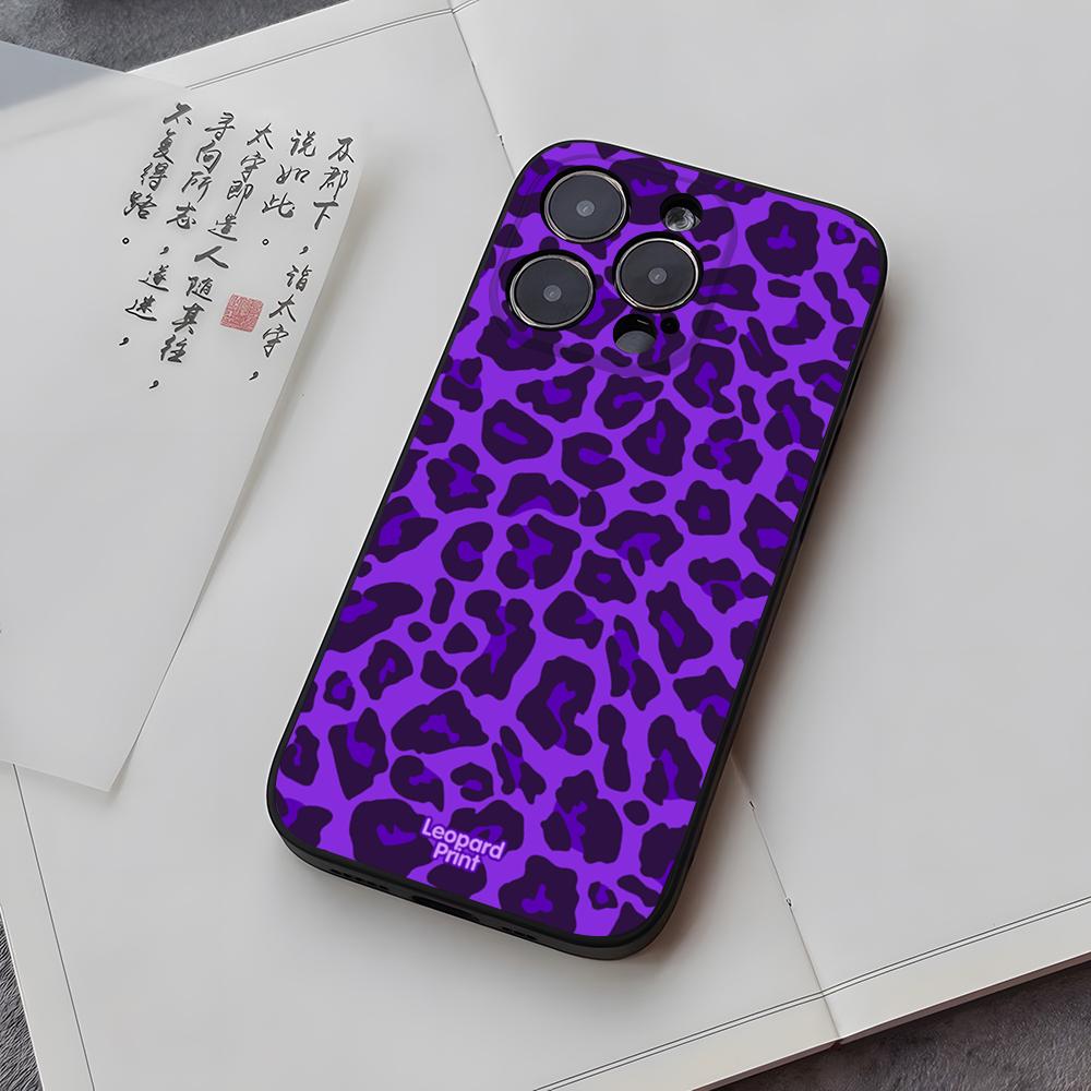 

Чехол для телефона с леопардовым принтом Funda Для Iphone 17 14 13 16 11 15ProMax 12 Pro Max Mini Xr Plus Чехлы iPhone 16 Plus