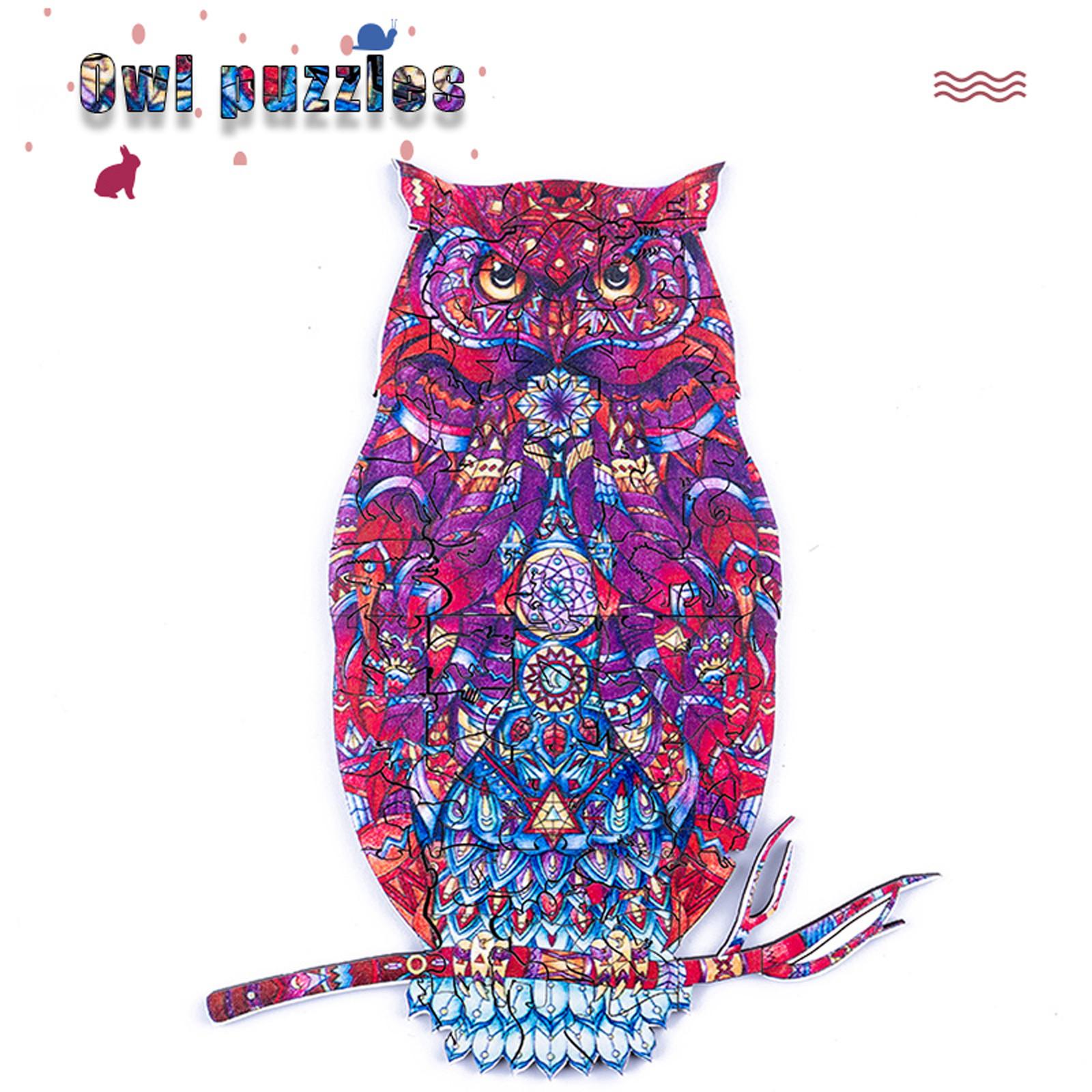 (H0826)3D трехмерная креативная деревянная головоломка для взрослых и детей с рисунком — фото 6