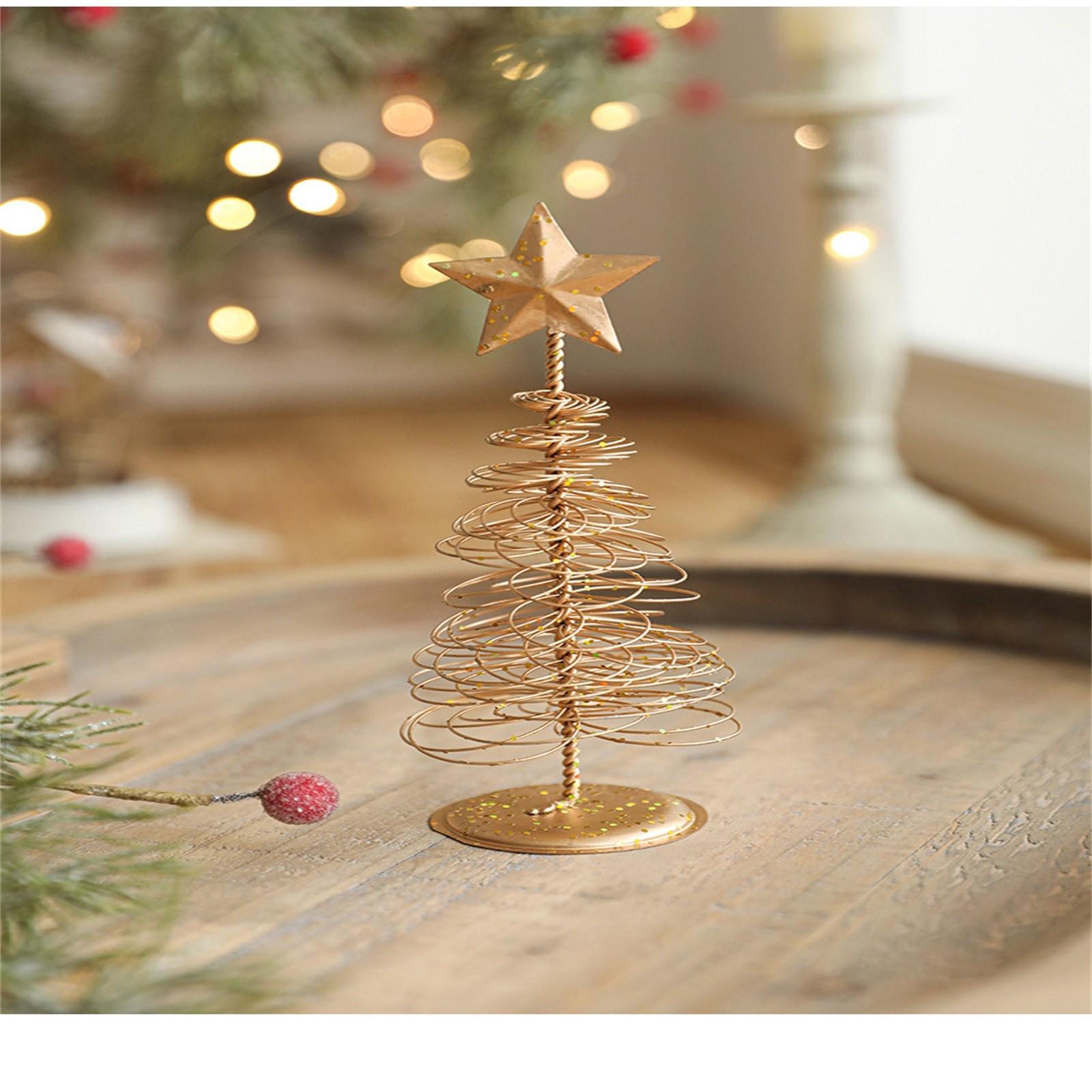

Gold Window Gift Christmas Small Christmas Ornaments Tree One Size