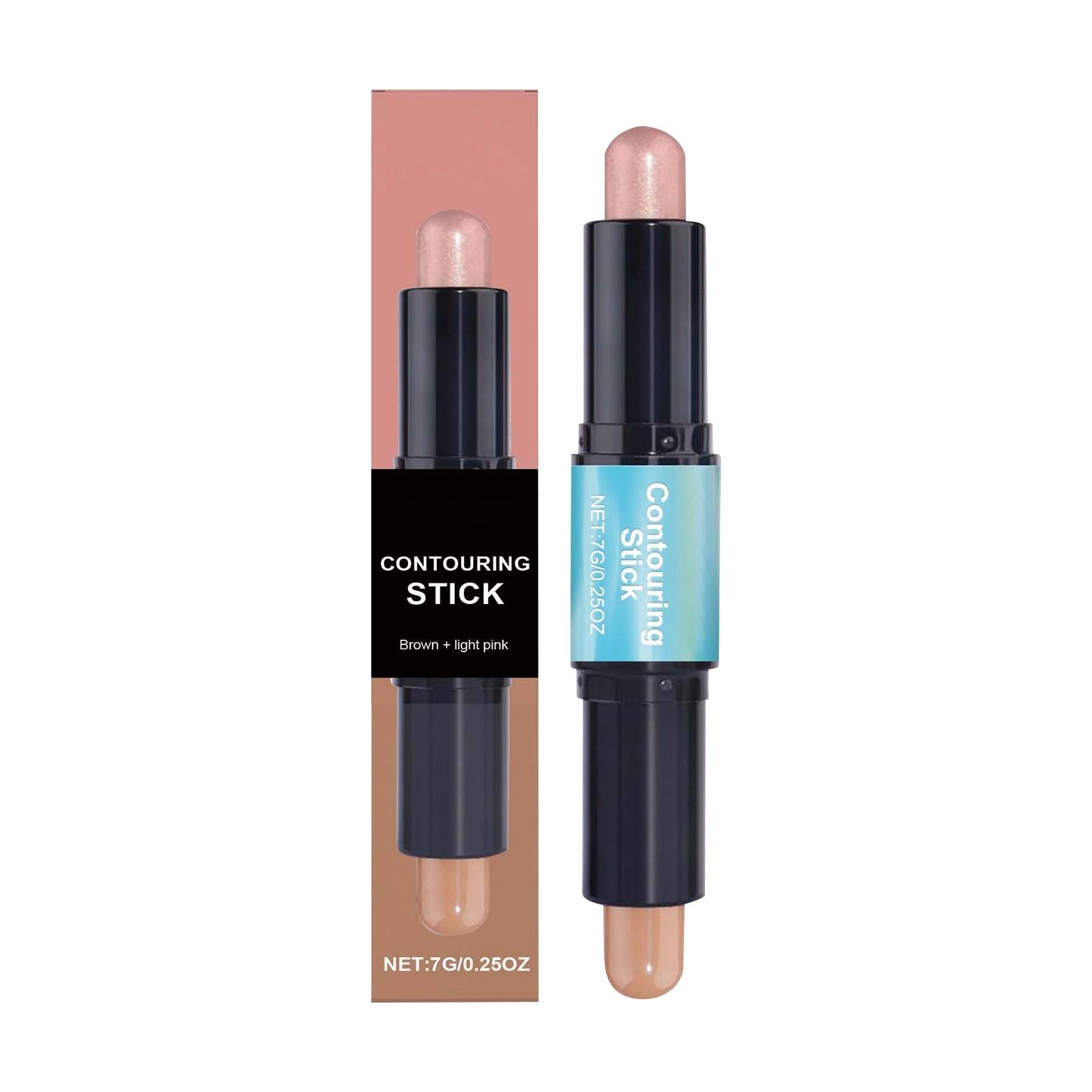 

2in1 Facial Shaping And Contouring Stick, Contouring Cream, Concealer Three Dimensional Stick,1pc, One Size