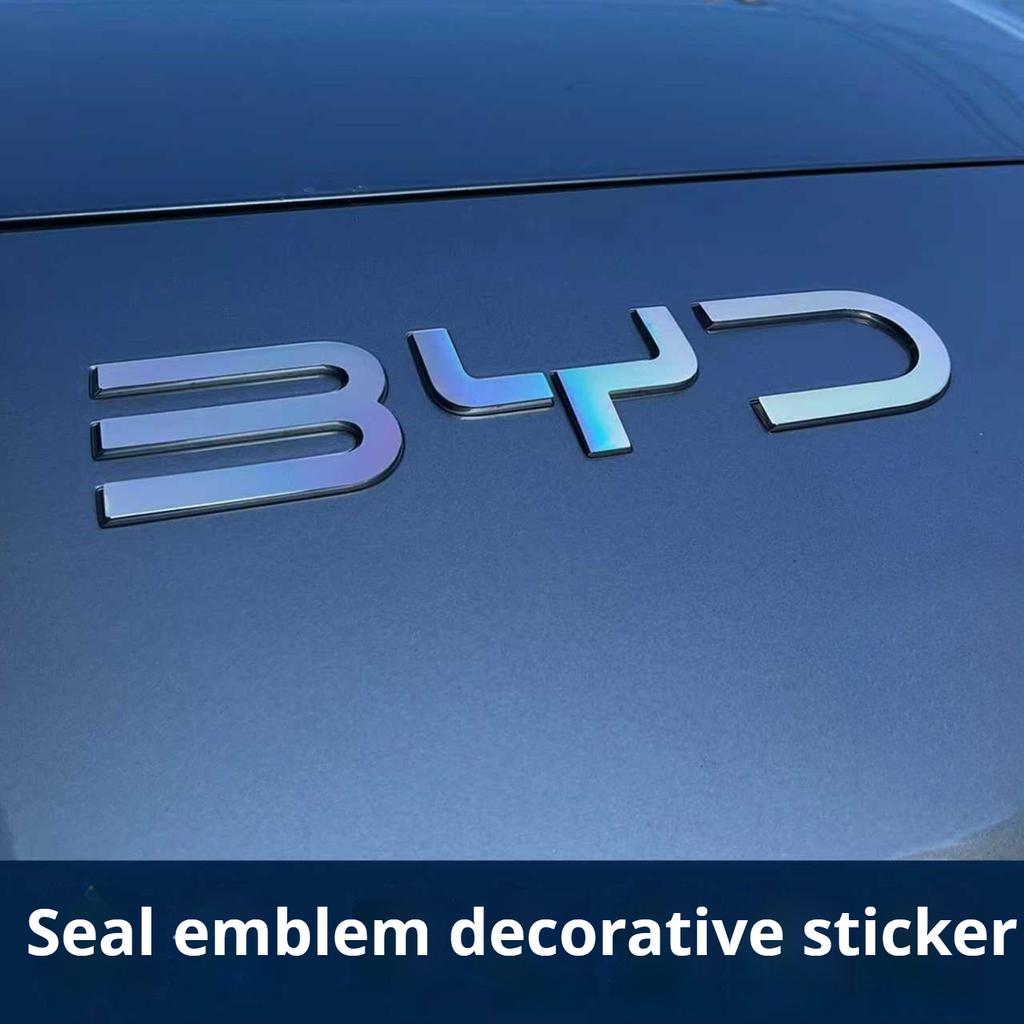 rstcl5 For BYD Seal EV 2022 2023 2024 2025 Car Emblem Decoration Color Changing Sticker