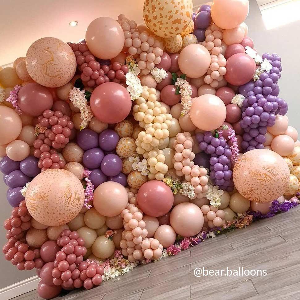 Balony Lateksowe Kalisan Pink Blush, Różowy 30 Cm, 100 Szt.