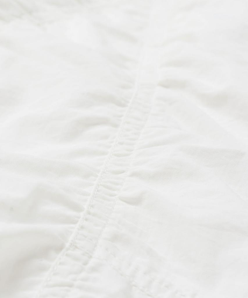 Brown Bless W Tag Puckering Nylon Skirts - Ivory