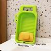 Anti-slip Laundry Board Plastic Integrated Lovely Washing Board Clothes Washboard  Home Baby Wash