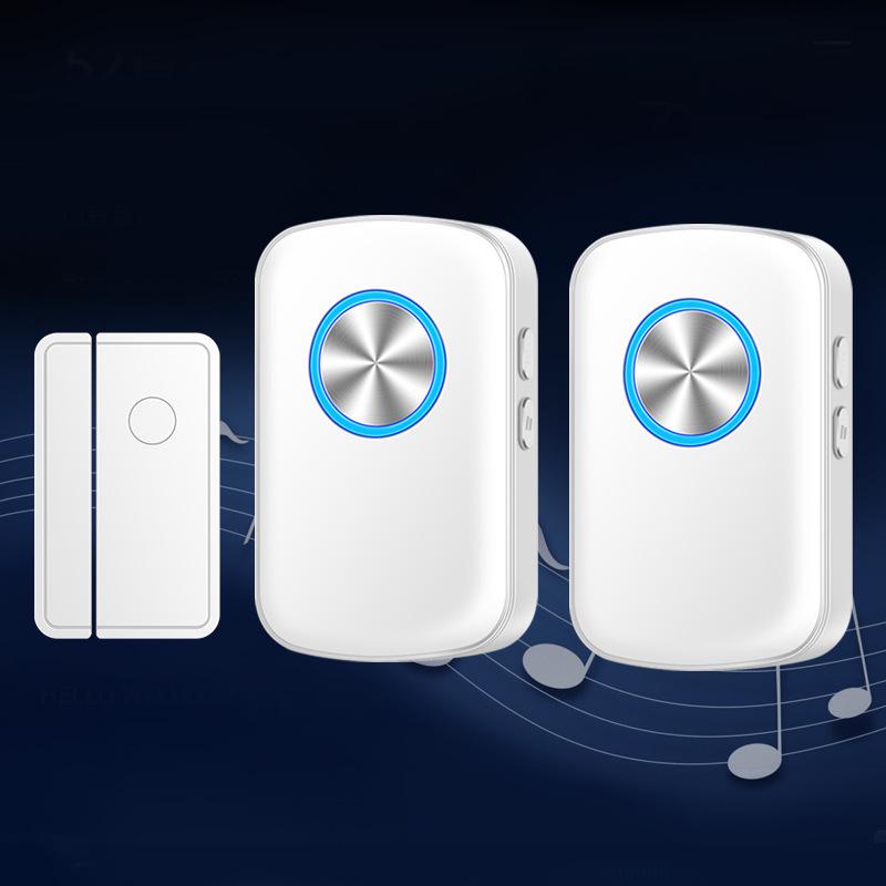 Wireless Visitor Entrance Sensor: Welcome Greeting Doorbell & Alarm